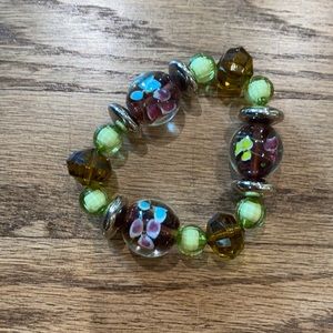 Large beaded bracelet